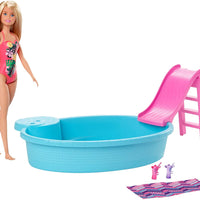 Barbie®Doll and Pool Playset (Blonde)