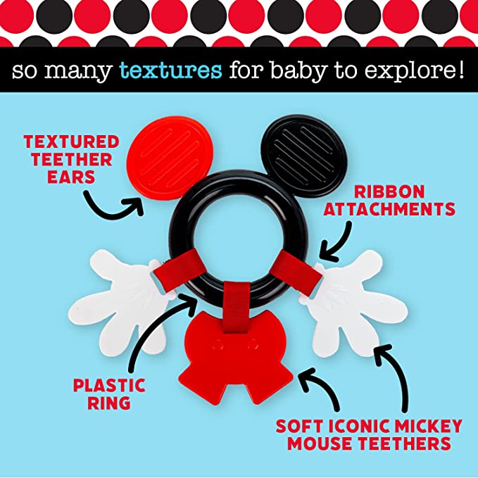 Mickey Teether Disney Mickey Mouse Teether | The Brain Train TT