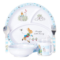 Beatrix Potter Peter Rabbit 5 Piece Melamine Dinnerware Set
