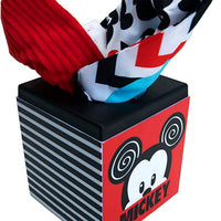 Disney Baby Mickey & Minnie Mouse Black and White High Contrast Tissue Box Toy