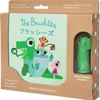 The Brushies - Baby and Toddler Toothbrush and Storybook - Chomps The Dino!