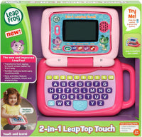 Vtech Leap Frog 2- In-1 Leap Touch Tablet/Laptop Pink
