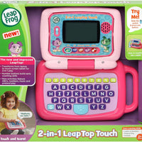 Vtech Leap Frog 2- In-1 Leap Touch Tablet/Laptop Pink