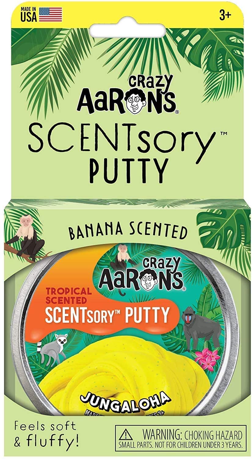 Crazy Aaron's SCENTsory Scented Thinking Putty, Jungaloha