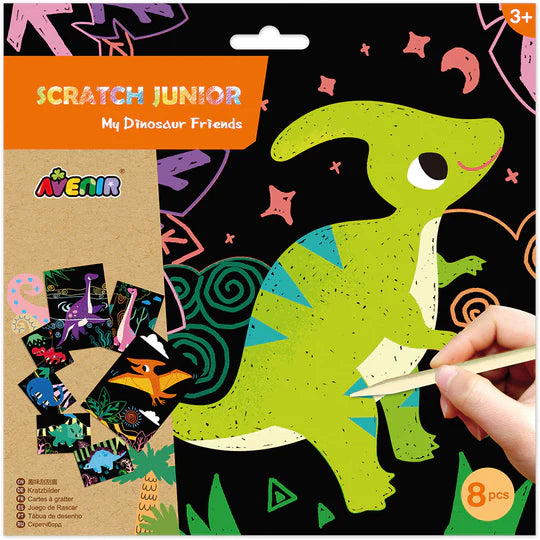 Scratch Art - Dinosaur Friends