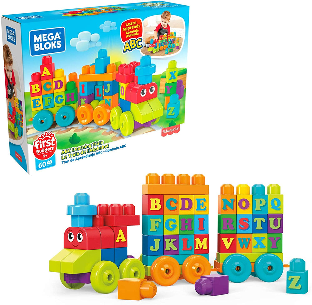 Mega Bloks Building Basics ABC Learning Train