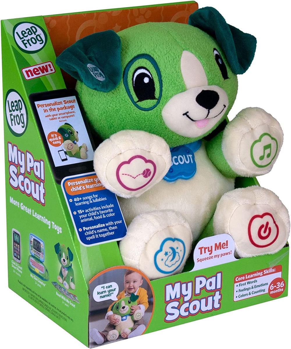 Vtech Leap Frog My Pal Scout Plush Dog-Green