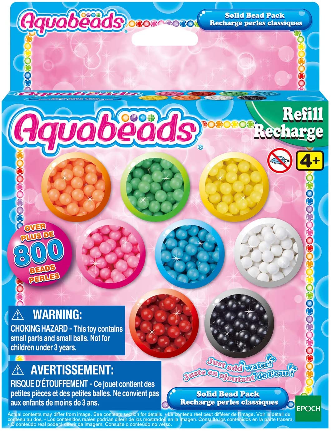 Aquabeads Beginners Studio Complete Arts & Crafts Bead Kit, Includes Over  840 Beads, Ages 4 and Up, Multi