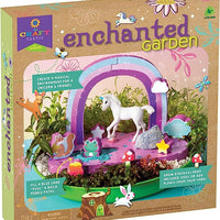 Craft-tastic Enchanted Garden - DIY Nature Craft Kit - Outdoor and Indoor - Grow and Play - Comes with Unicorn, Seeds, and Garden Decorations - Ages 4+ with Help