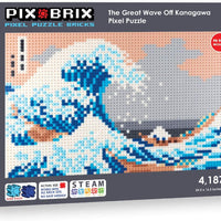 The Great Wave Pixel Puzzle