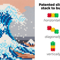 The Great Wave Pixel Puzzle
