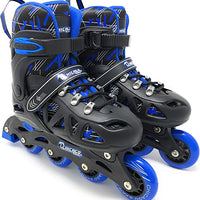 Chicago Boys Training Skate  - Black/Blue -SIZE 10-13
