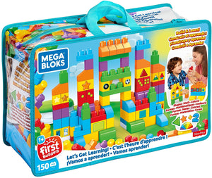 Mega Bloks Let's Get Learning Bricks 150pc