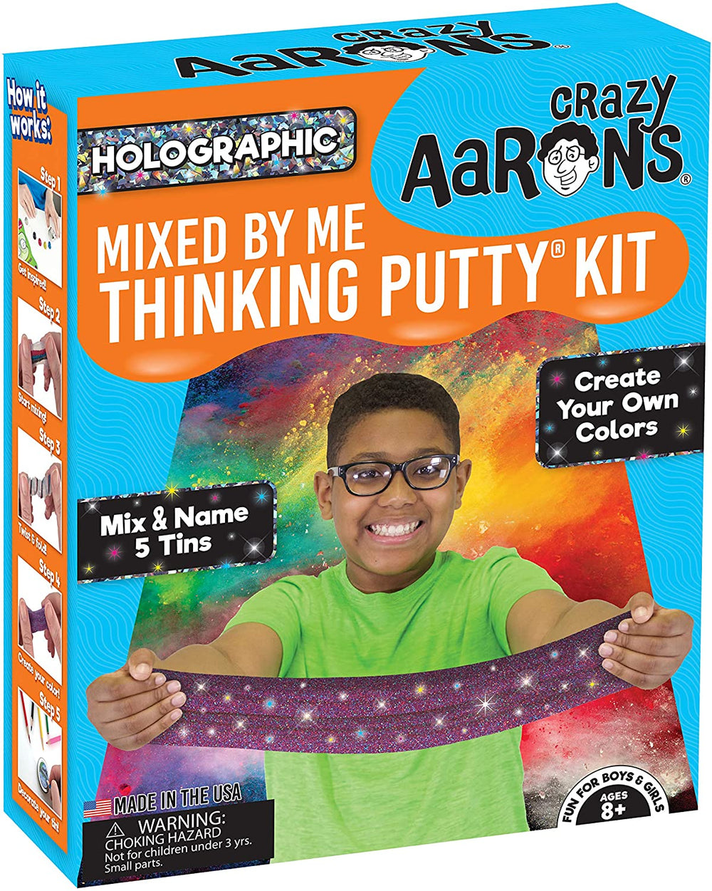 Crazy Aaron's Thinking Putty - Holographic Mixed by Me Thinking Putty Kit