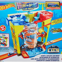 Hot Wheels City Stunt Car Wash Play Set