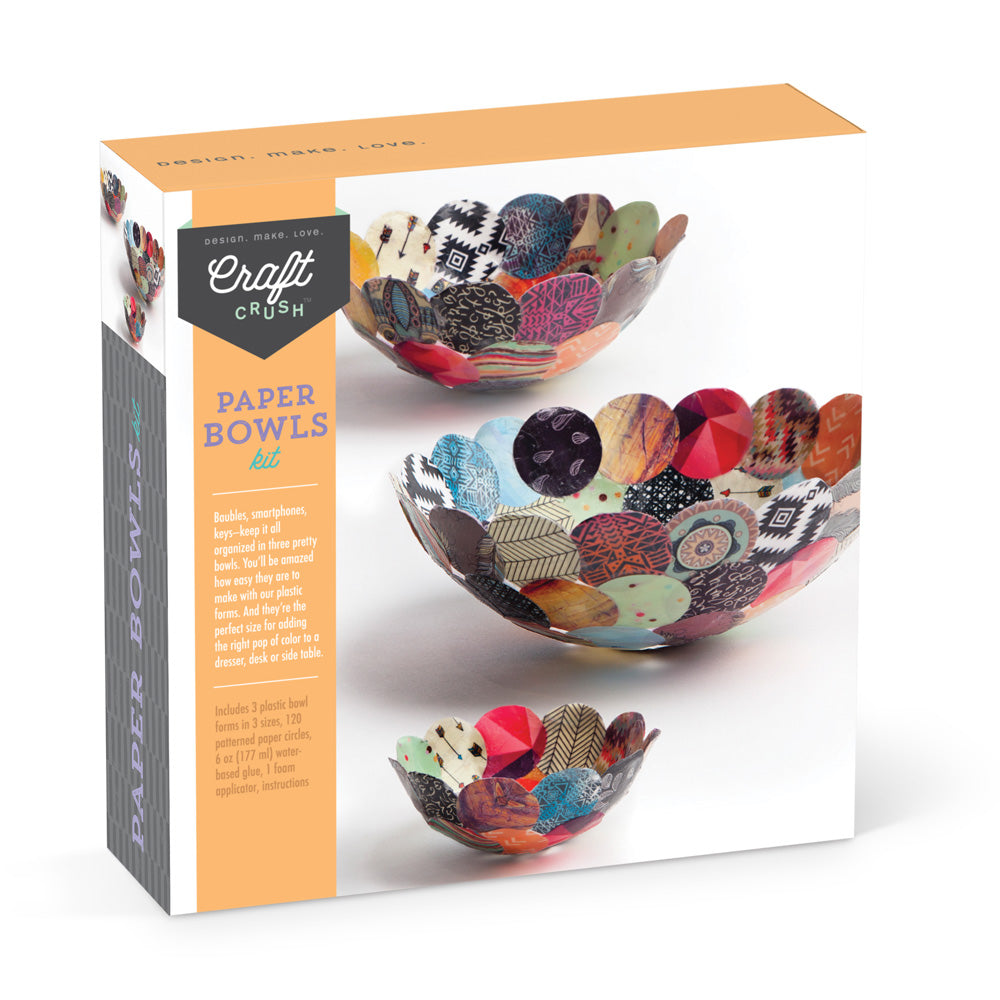 Craft Crush Paper Bowls Kit
