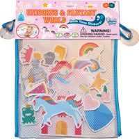 Bath Stickers with Header Card – Unicorns & Fantasy World