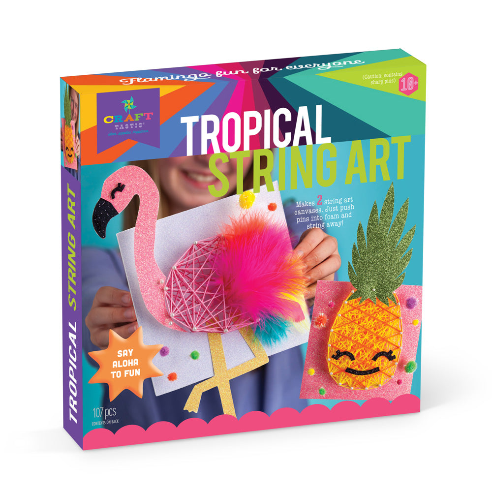 Craft-tastic String Art - Tropical
