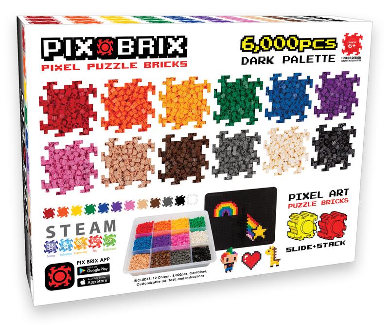 Pix Brix 6000 Pc Dark Container