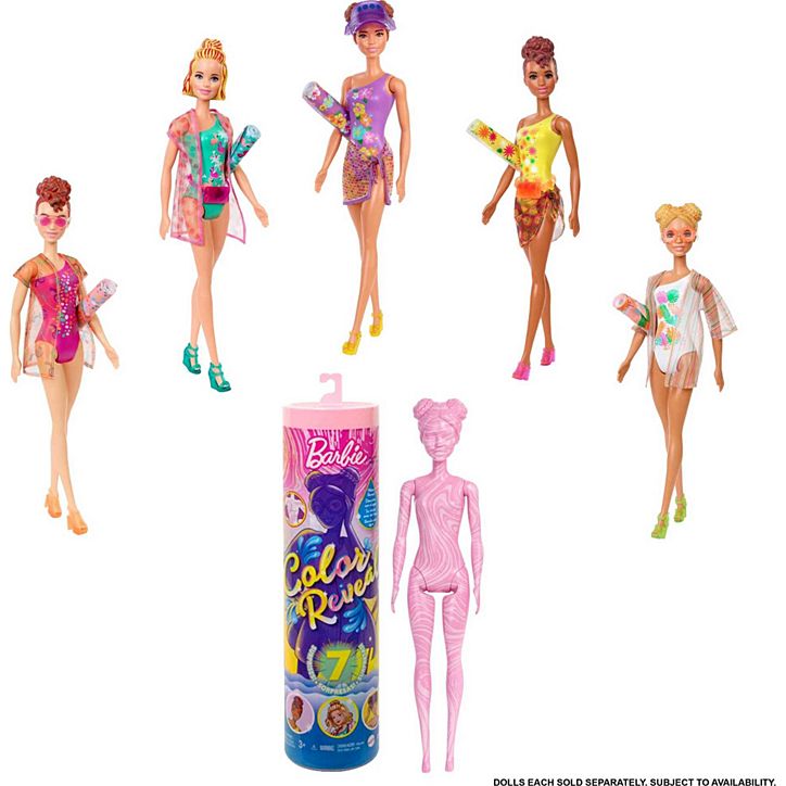 Barbie® Color Reveal™ Doll with 7 Surprises, Sand & Sun Series