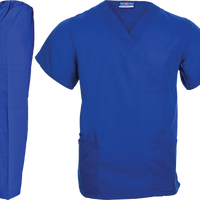 Med One Scrub Suits - Royal Blue