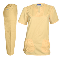 Med One Ladies Scrub Suits - Butter