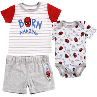 Spiderman Boys Shorts Set