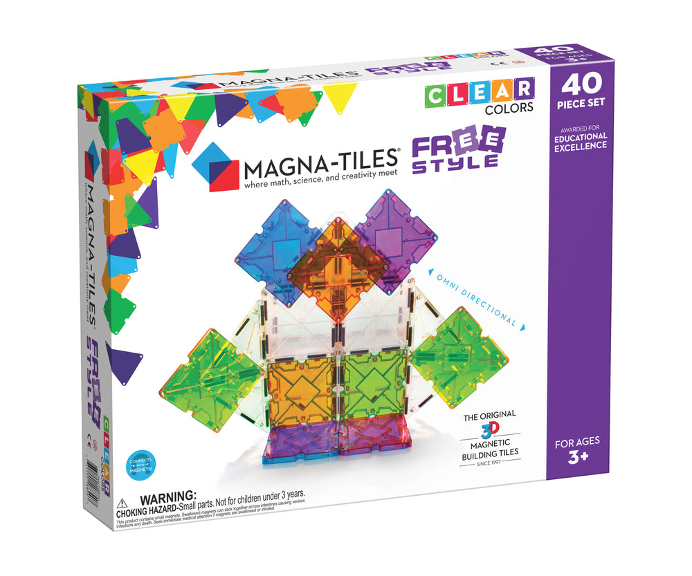 Magna-Tiles® Freestyle 40-Piece Set
