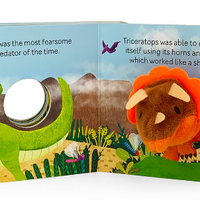 Smithsonian Kids: Triceratops Finger Puppet Book
