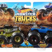 Hot Wheels®Monster Trucks 1:64 Demo Doubles 2-Pk