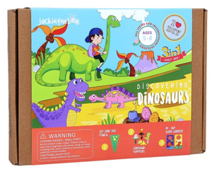 JackInTheBox 3-in 1 Discovering Dinosaurs