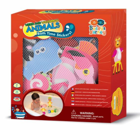 Bath Time Stickers Weird and Wonderful Animals