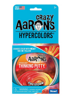 Crazy Aaron's Thinking Putty 4" Tin - Hypercolor Fire Storm
