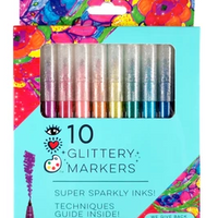 10 Glittery Markers
