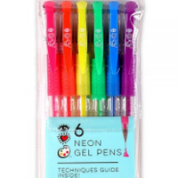 iHeart Art 6 Neon Gel Pens