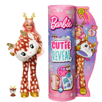 Barbie Doll Cutie Reveal Deer Plush Costume Doll With Pet
