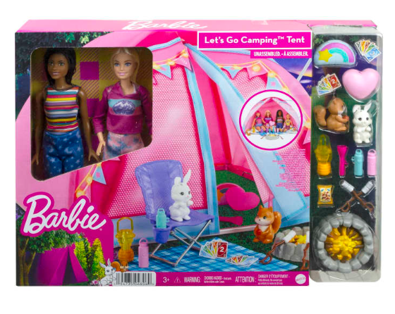 Barbie It Takes Two Camping Playset With Tent