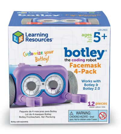 Botley® the Coding Robot Facemask 4-Pack