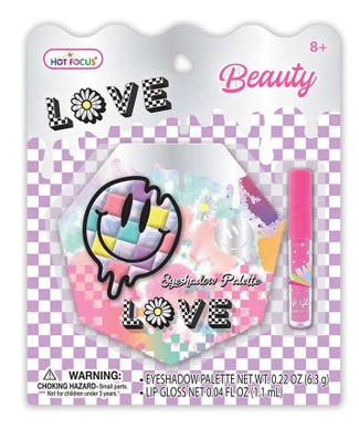 Love Beauty Cool Vibes Washable Non Toxic Eyeshadow Makeup Cosmetics