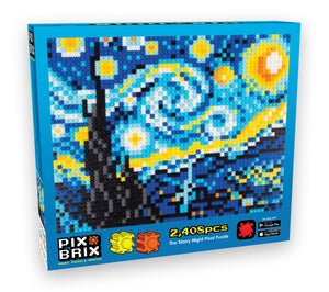 Pix Brix Starry Night Pixel Puzzle