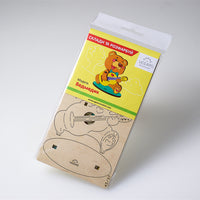 3D-puzzle coloring  Bear-cub