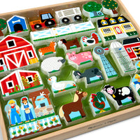 Wooden Farm & Tractor Play