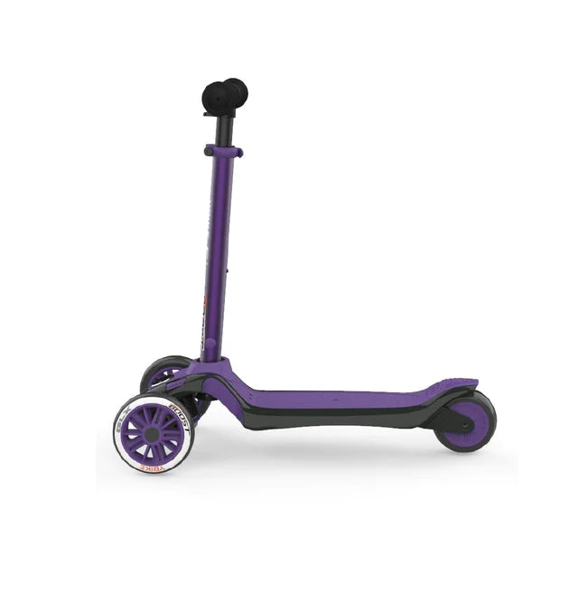 YBIKE GLX Boost 3 Wheel Kick Scooter Purple The Brain Train TT