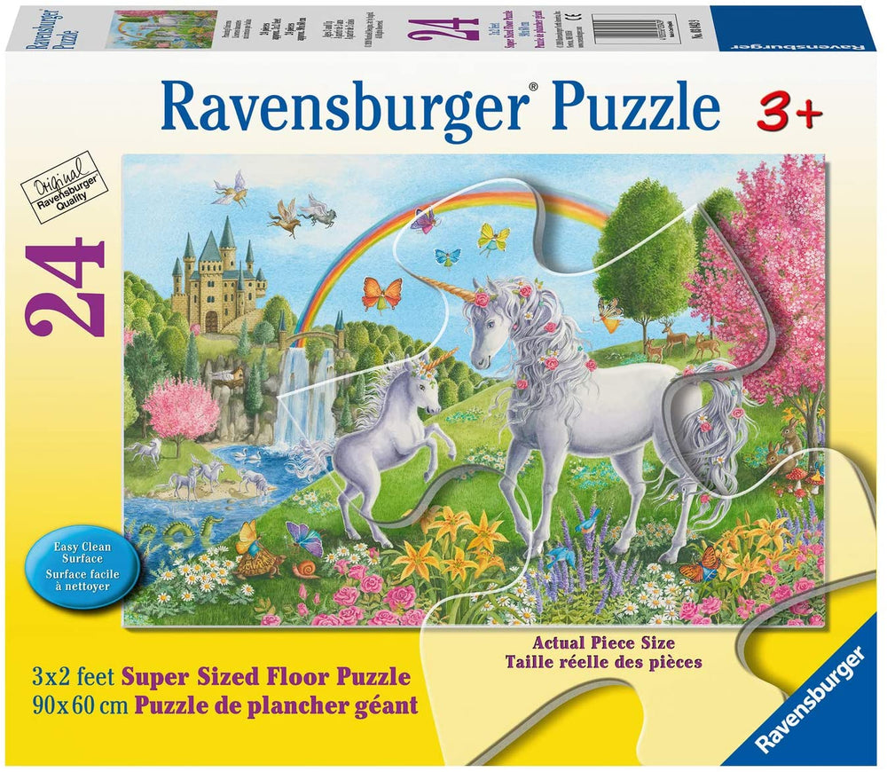 Ravensburger Prancing Unicorns 24 Piece Giant Floor Puzzle