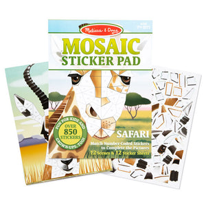 Mosaic Sticker Pad - Safari