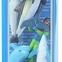 Tube of Whales & Dolphins Figurines
