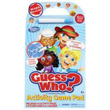 Hasbro Operation Guess Who Game Activity Pad The Brain Train TT