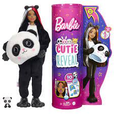 Barbie® Cutie Reveal™ Doll with Panda Plush Costume & 10 Surprises