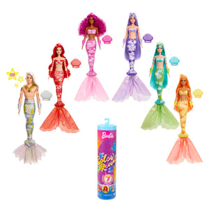 Barbie® Color Reveal™ Mermaid Doll With 7 Surprises, Rainbow Mermaid Series