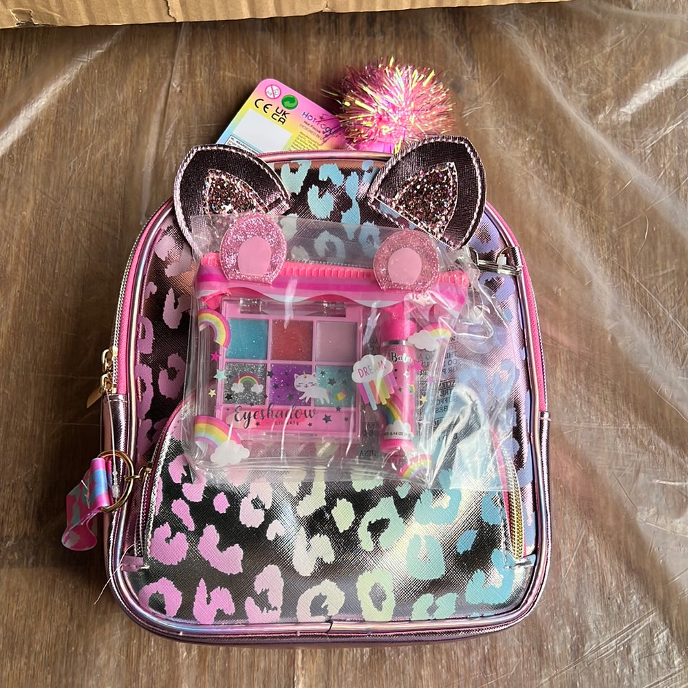 Stylish Beauty Mini Backpack , Leapard